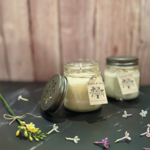 8oz Freesia & Lilac (Mason Jar)
